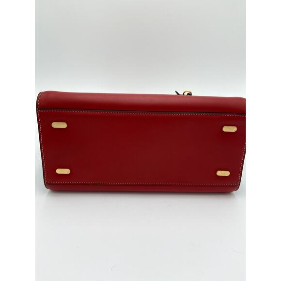 Tory Burch Lee Radziwill Double Bag in Red Apple - Picture 14 of 16